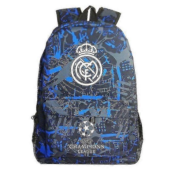 Backpack Black/Blue Sports Travel Bag Lightweight Durable Large Capacity Student Backpack