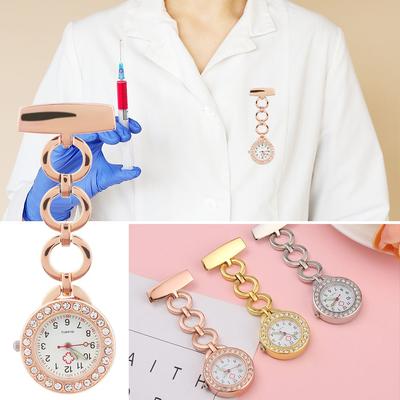 Geschenk Arzt Anhänger Diamant Quarz Uhr Krankenschwester Uhr Taschenuhr