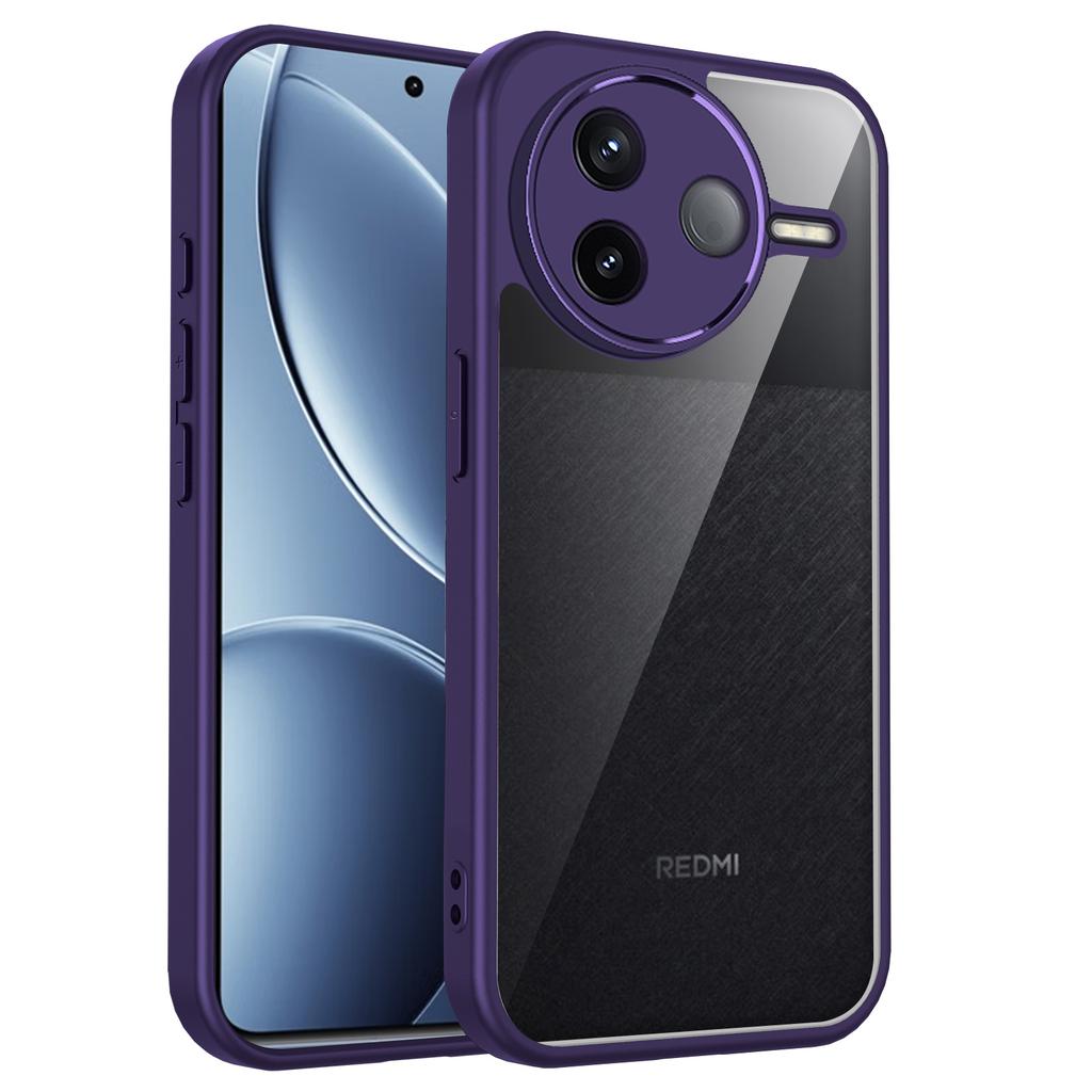 For Xiaomi Poco F7 Pro 5G Case Air Cushion Shockproof Silicone Bumper Clear Matte Back Cover Hard Phone Case for Poco F7Pro 2025