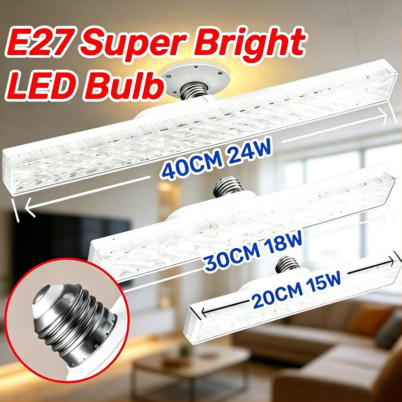 Bulb Led E27  Strip Bulb Super Bright High Lumen Long Panel Light Indoor Ceiling Household