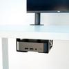 Mount for Mini CPU Holder for Dell Mac Mac Sturdy and Durable Under-Desk PCs, OptiPlex, Book, Mini, Etc., Space-Saving,