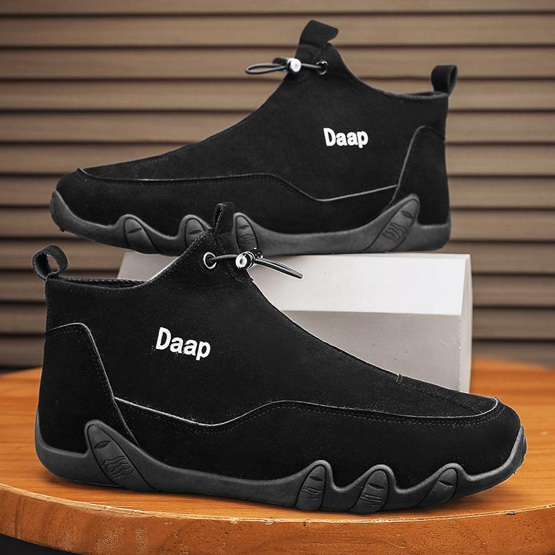 Zapatos Casuales Nuevos para Hombre Botines de Tobillo de Lujo con Puntera Redonda para Hombre Zapatos Ligeros Slip on para Caminar para Exteriores Comfor para Hombre Zapatillas Altas