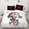 Chainsaw Fright Bedding Set Single Twin Full Queen King Size Halloween Bed Set Aldult Kid Bedroom Duvet cover Sets 3D Print 011
