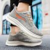 Fly-knit shoes autumn new comfortable and breathable casual shoes mesh low-top color-blocking sports shoes