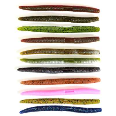 Gerade Schwanz Weicher Wurm 8g 140mm Wacky Fishing Madeer Mehrfarbige Auswahl Plastik Senko Wurm Weiche Köderköder