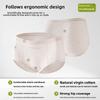 Ladies Spring and Autumn Pure Cotton Abdominal 10A Bacteriostatic Extended Crotch High Waist Briefs