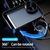 Portable Car Cup Meal Tray Expanded Holder Attachable Adjustable Cup Tray Car Food Desk Table Holder Rotatable