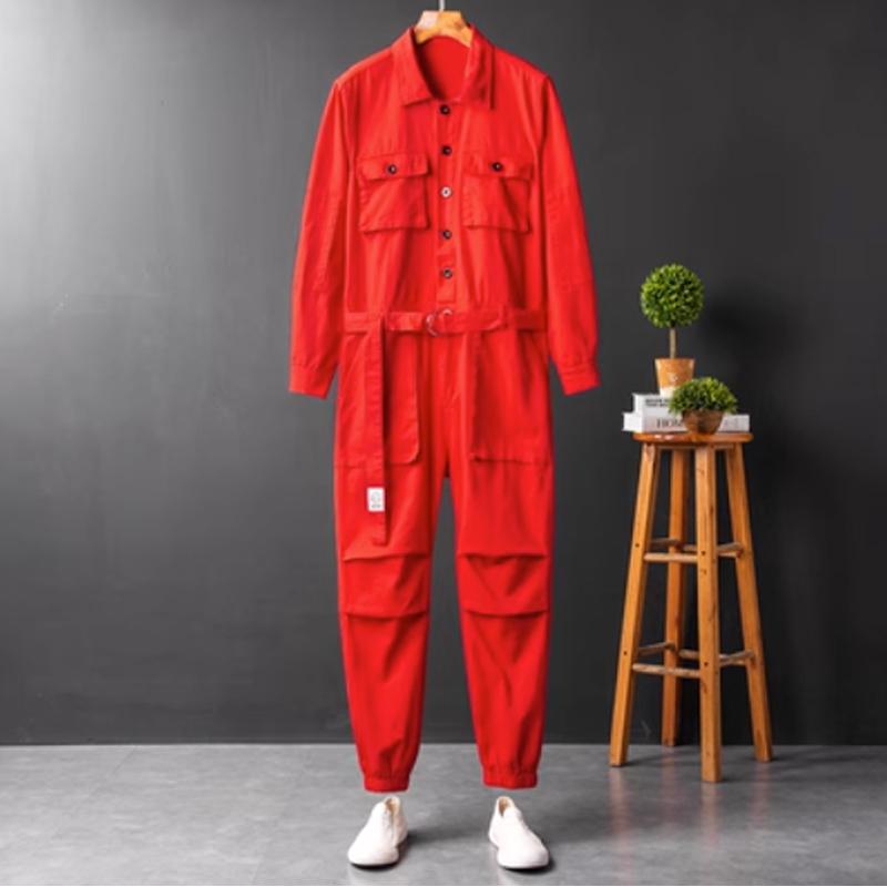 Men's jumpsuits Men's Show Costumes Large Size Overalls