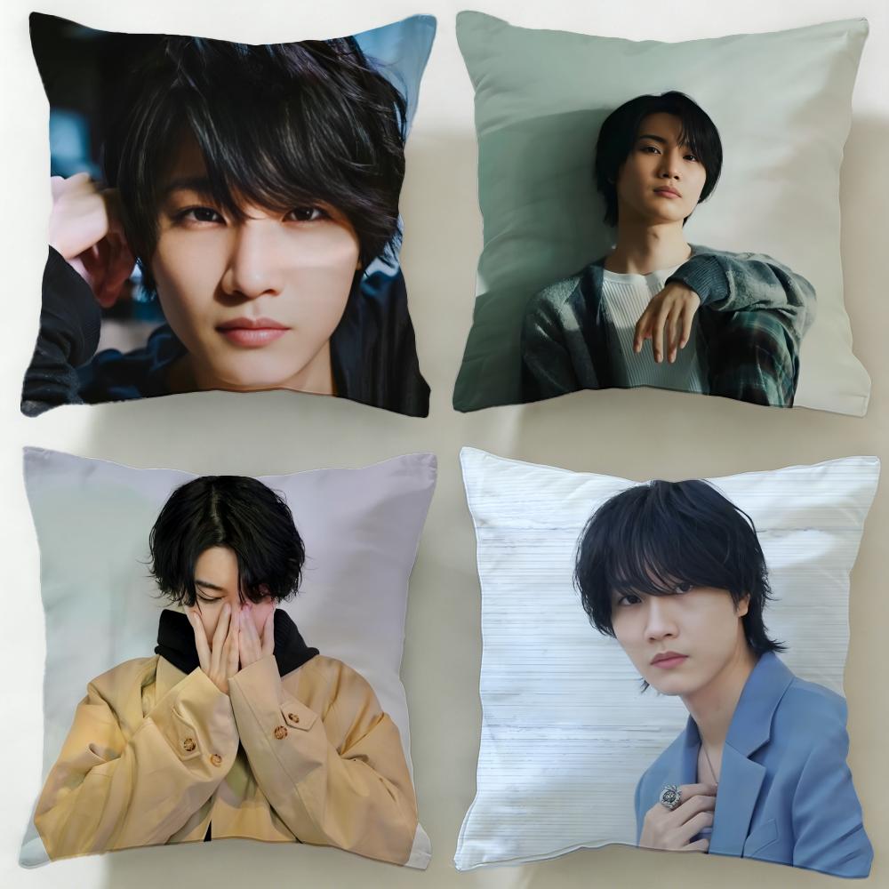 Hot Ssakurada Doried Cushion Cover Soft EasyWash Pillow Case Versatile for Couch Bed Travel and Office