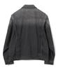 Millo Archive Back Pleated Denim Jacket [Washed Black]