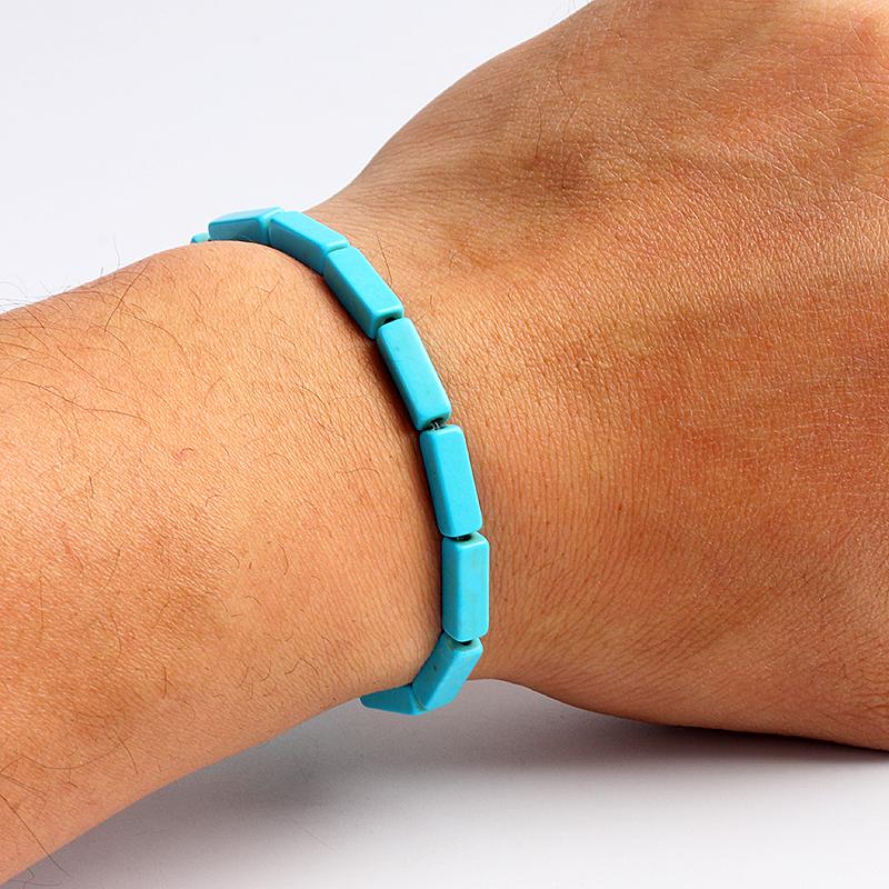 Bohemian Turquoises Beads Bracelets for Women Reiki Nature Stone Cube Cylinder Irregular Bracelets Healing Healthcare Jewelry