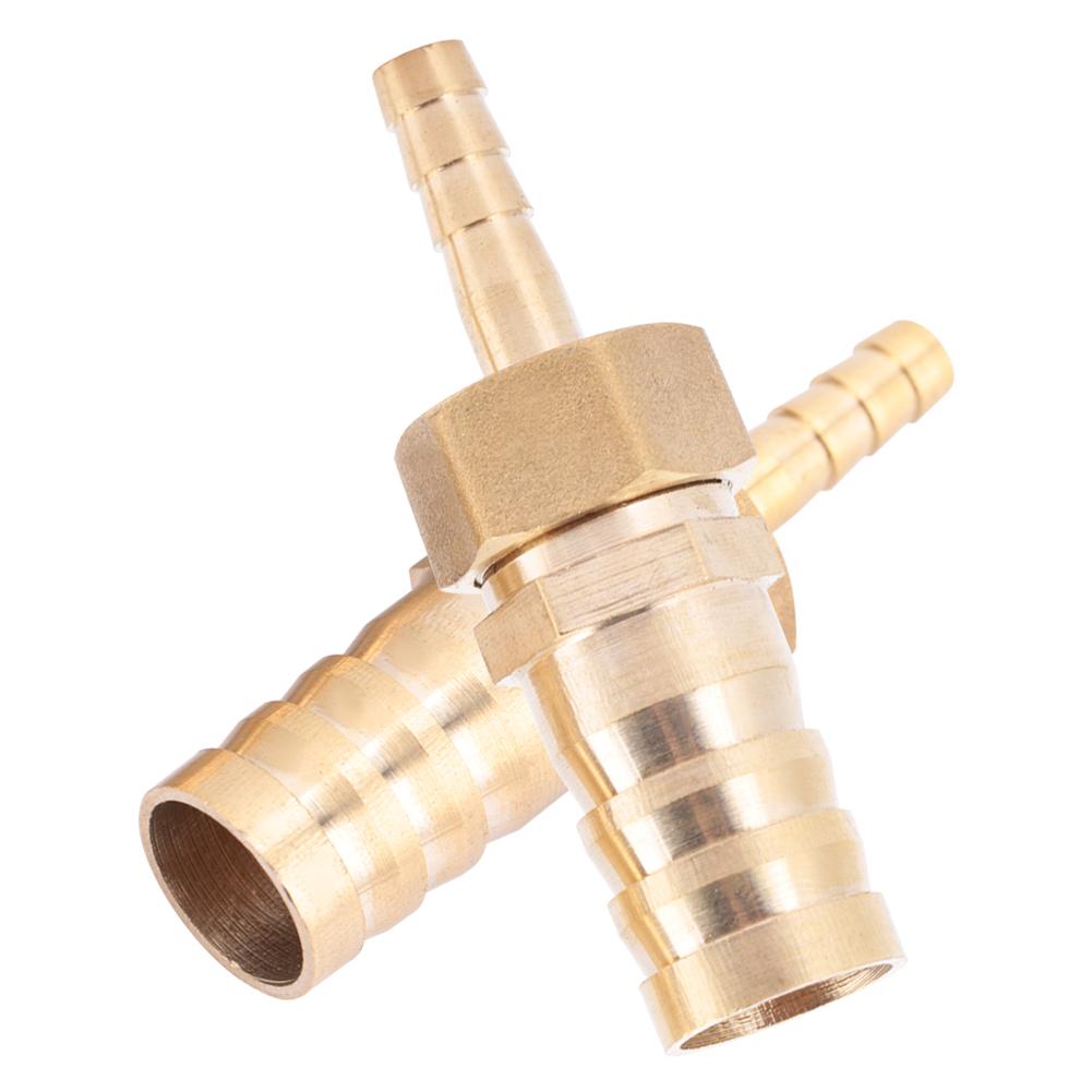 Brass Fitting Hose Barb Tail Reducer Reducing Plug Connector (6mm 16mm 2pcs)