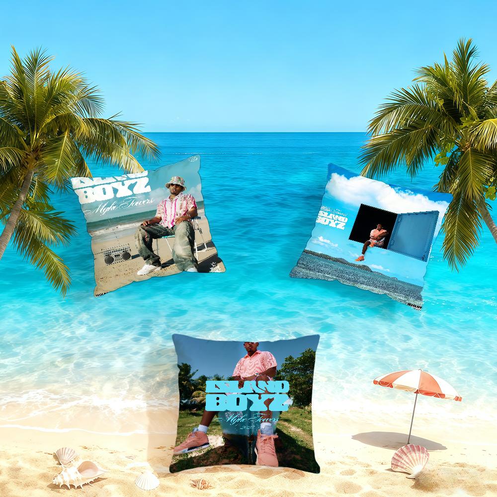 M-Myke Towers ISLAND BOYZ cushion cover Home Office Convenient Nordic Simplicity Hit With Zipper Cushion Cover