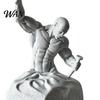 Simple Design Sculpture Self Made Man 3D Printed Abstract Figure Statue Desktop Never Give Up Inspirational Figurine for Home Office Table Shelf Decor