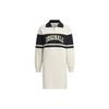 Originals Stampa Lettera Polo Sportiva Abito Manica Lunga Abiti Donna Bianco HY4178
