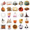 50 Halloween-Style Waterproof Stickers for Phones & Laptops