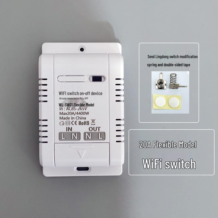 Xiaoai Voice-Activated Smart Switch: Wireless Remote Control & Timed Lighting