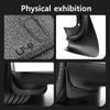 YZ for Tesla Model 3 /Y/YL Highland Juniper 2026 8-piece set of  TPE non perforated mudguard All Weather Splash Guards