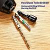 15PCS Impact Driver Bit Set Universal Magnetic Hex Shank Screwdriver Bits for Power Drill Multi-scenario Repair Use