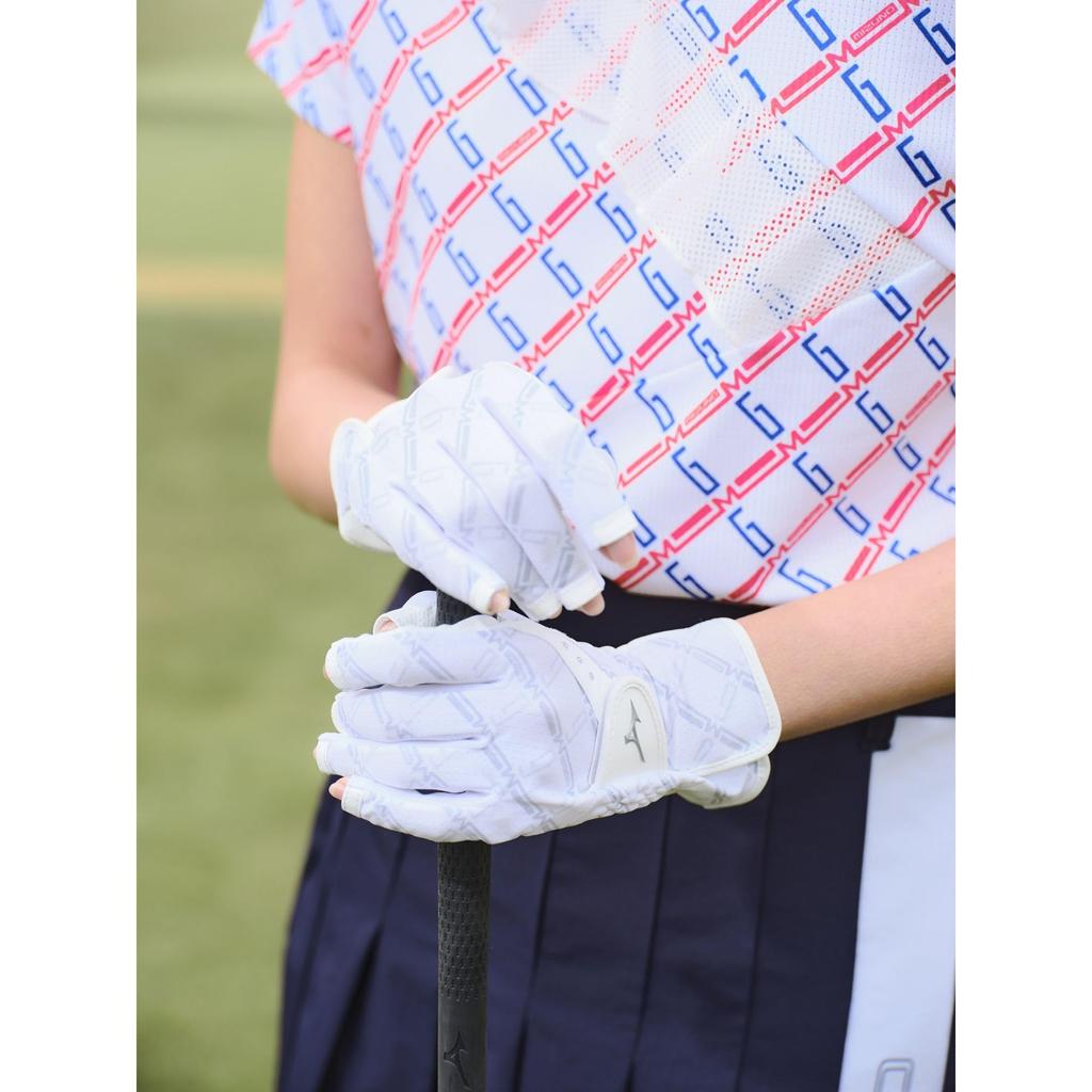 MIZUNO Golf Gloves Cool Grip Pair White WM 5MGWB502 Women's (18-19cm)