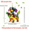 Automobile Pendants with Lanyard Easy To Hang Colorful Crystal Design Sparkling Acrylic Ornaments Hedgehog Dog Pendants