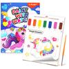 YPLUS Watercolor Painting Book for Toddlers Reusable Watercolor Paper Includes Brush Painting and Craft Gift Unicorn (Ages 3+) - - - -