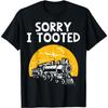 Train Sorry I Tooted Funny Locomotive Railroad Men Boys Kid T-Shirt