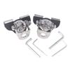2 Stück Metall Auto Motorhaube LED Arbeitsscheinwerfer Montagehalter A-Säule SUV Abdeckung Scheinwerfer Montageklemme Universal
