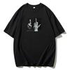 Casual Gothic 100% Cotton Printed Women T Shirts 2024 Summer New Streetwear Plus-size Female Loose Tees Oversized Tops 70542