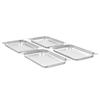 Récipients Gastronorm - vidaXL - GN 1/1 - Acier inoxydable - 4 pcs - 40 mm de profondeur
