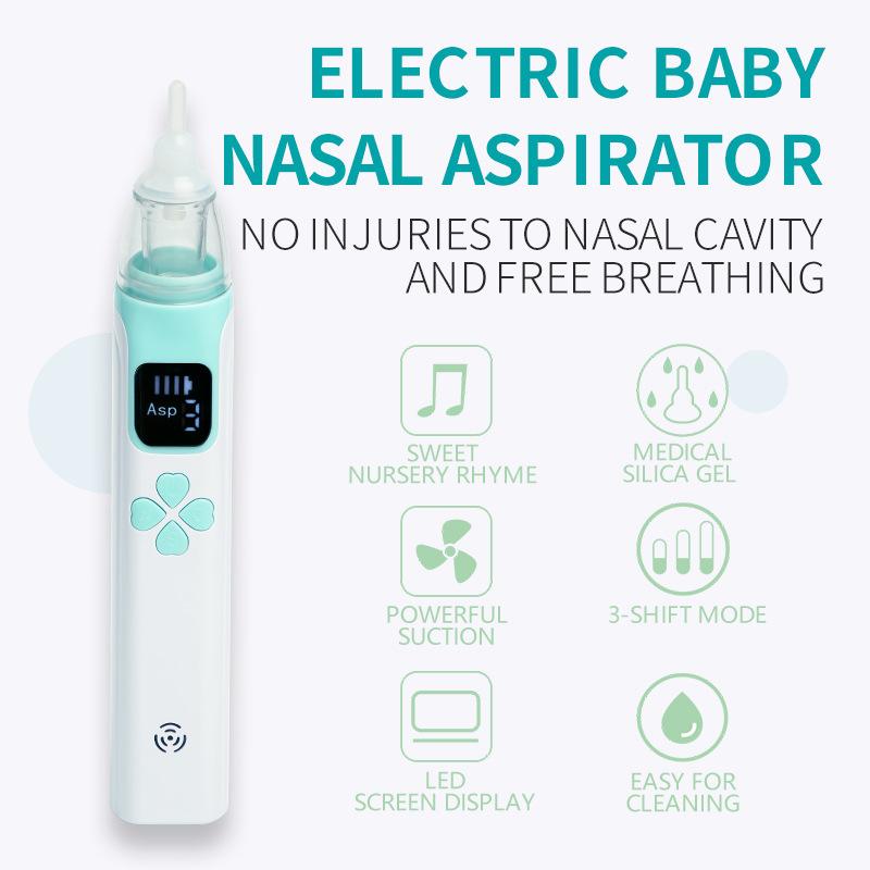 Electric Nasal Suction Device for Children and Children, Household Snot and Booger Nasal Washing