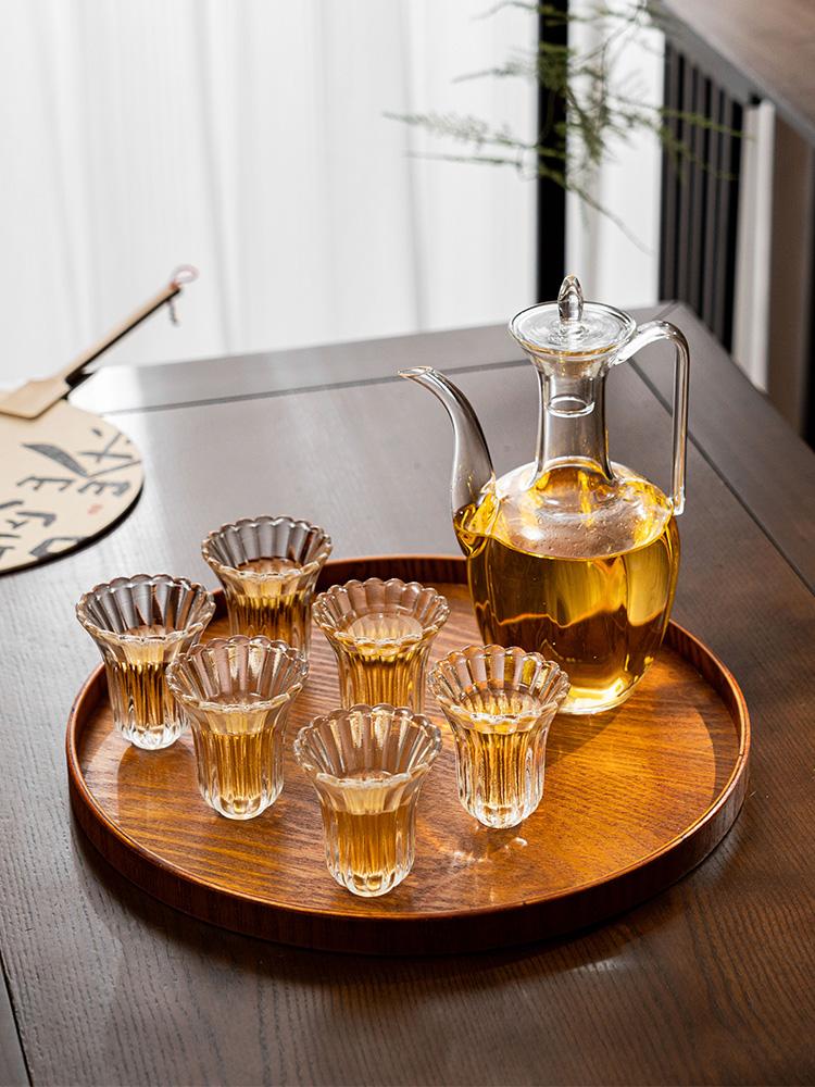 Handmade Japanese  Tea Cup for Drinking Tea Heat Resistant Glass Small Tea Cup Personal Dedied Owner Cup