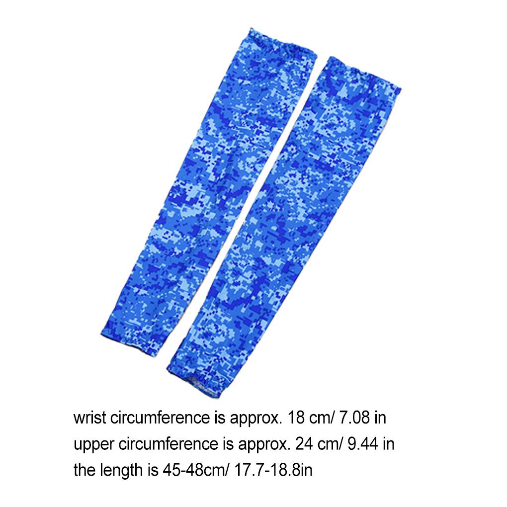 Arm Sleeves UV Protection Comfortable Breathable 1 Pair Non-skid Cooling Long Sleeves Anti-Slip Practical Accessories Good Gifts