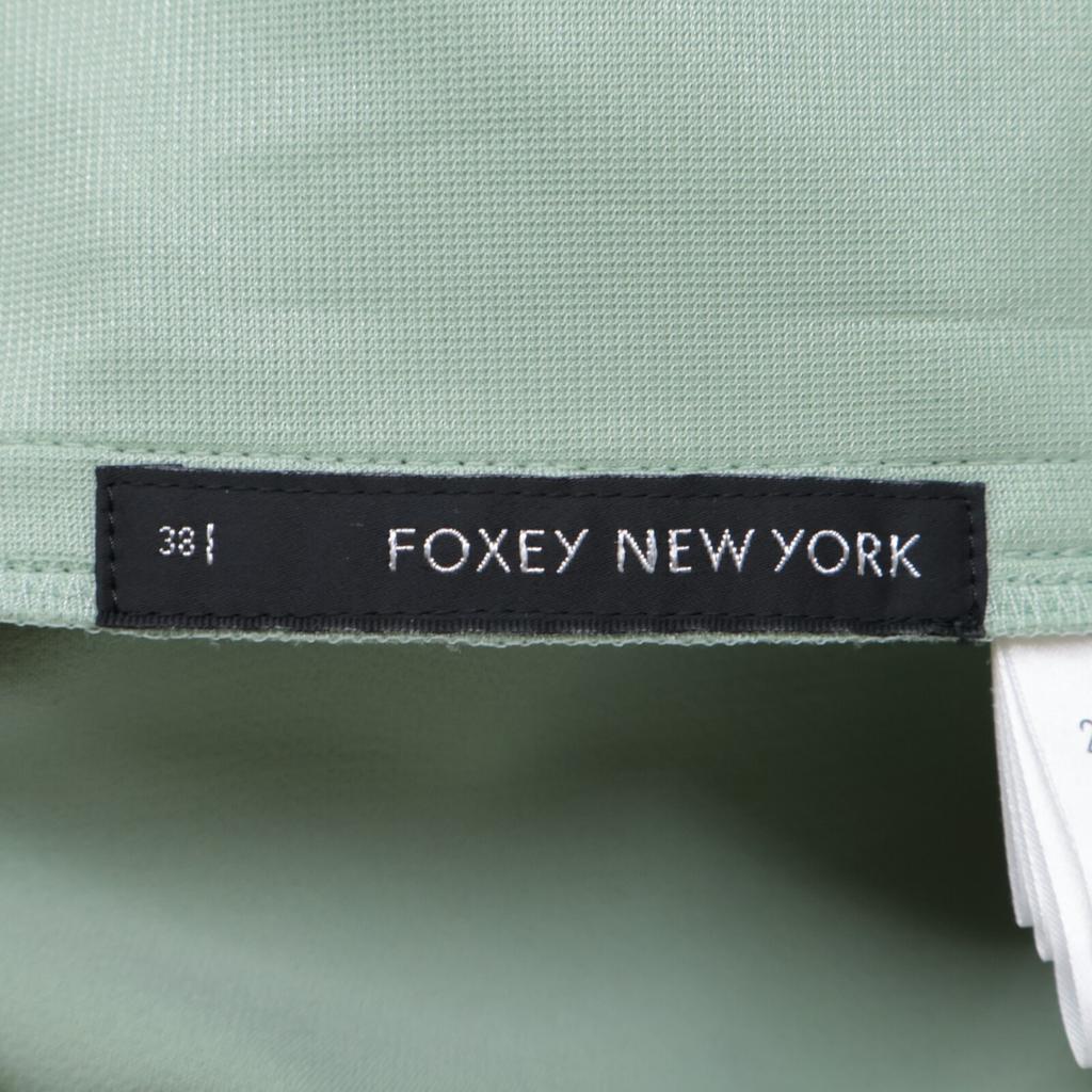 FOXEY NEW YORK 29310 G-Green Retro Cross Dress Dress 38 greenUsed