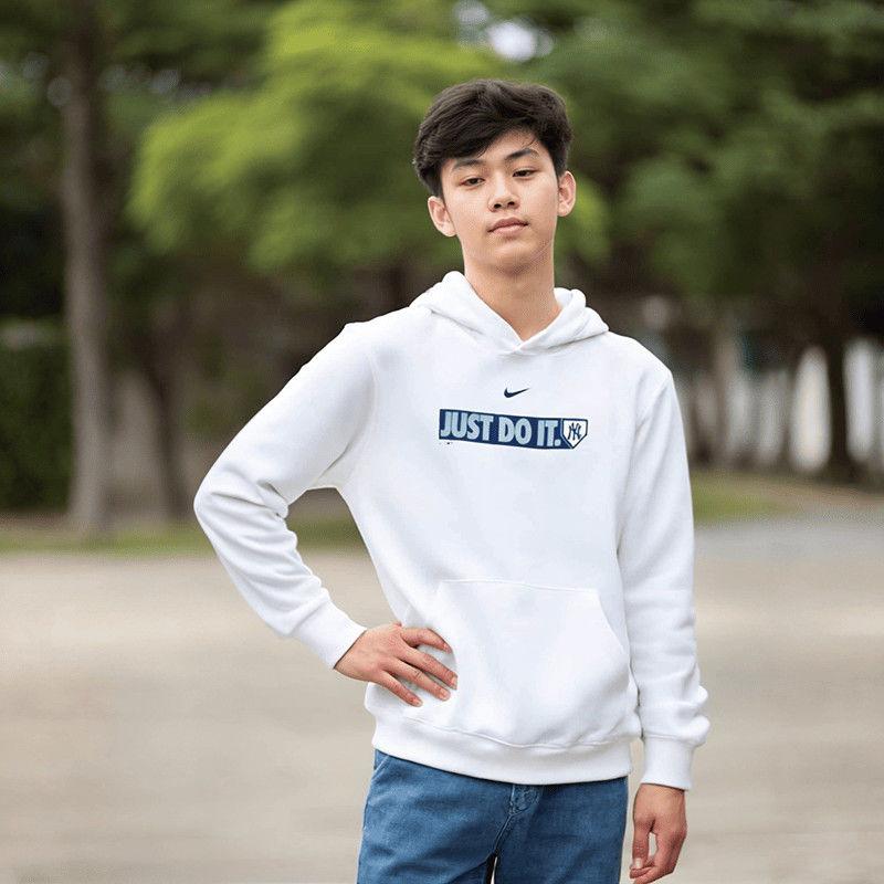 Nike MLB Collaboration Yankees Casual Hoodie Sweatshirt Kids hoodies 3Z3B3SBF6-NYY