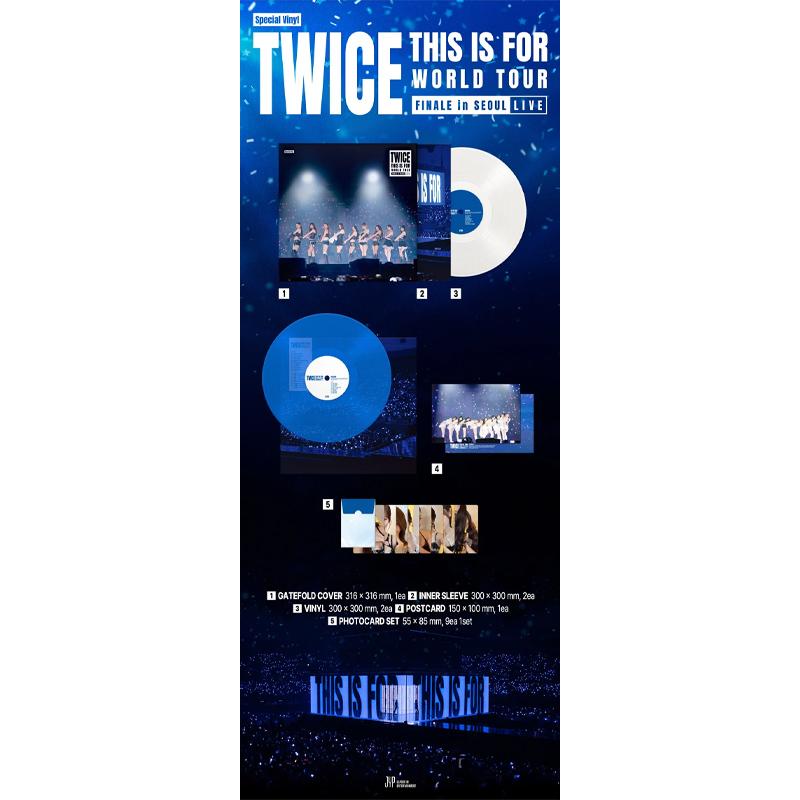 [Pre-order] TWICE [THIS IS FOR] WORLD TOUR FINALE In SEOUL – LIVE (Special LP Ver.) (Online Benefit)