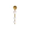 AZ White Glass Ball Wall Lights For Living Room Coffee Shop Bedroom Gold Black Pearl Wall sconce bathroom Mirror light