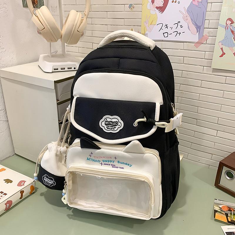 School Bag High Value Ins Junior High School Girls High School Students Large Capacity Cute Pain Dopamine Back