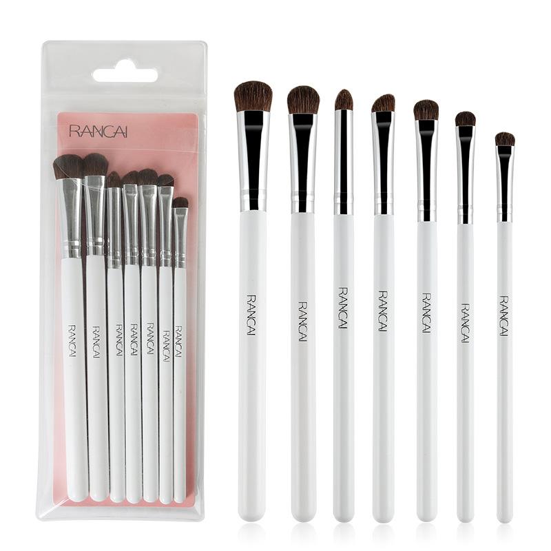 Pony Hair 7 Eyeshadow Brushes Set Brush Round Head Full Set Eye Makeup Beauty Tools