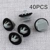 40Pcs Car Plastic Front Door Side Lower Molding Panel Trim Clips Fasteners KD5351SJ3A Fit For Mazda CX-5 2016 2015 2014 2013