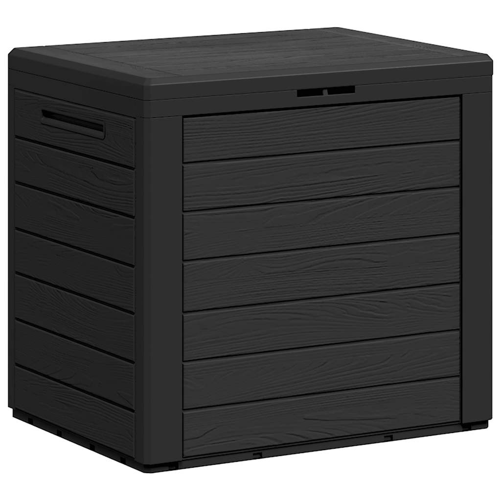 Gartenaufbewahrungsbox Anthrazitgrau 58,5 x 46 x 55 cm Polypropylen