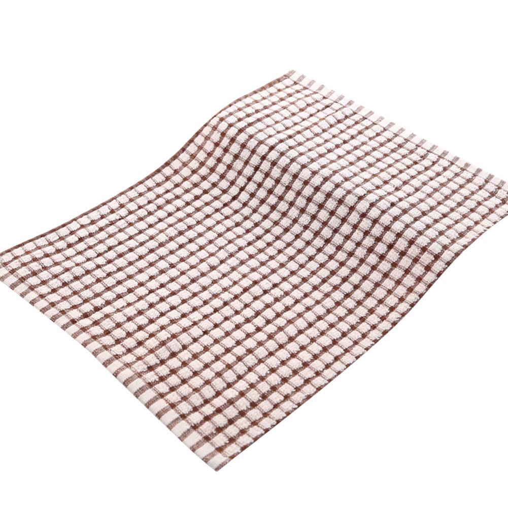 Roamtic Fashion Kitchen Cotton Cotton Absorbent Dishcloth Tea Cleaning Towel Table Soft Plaid