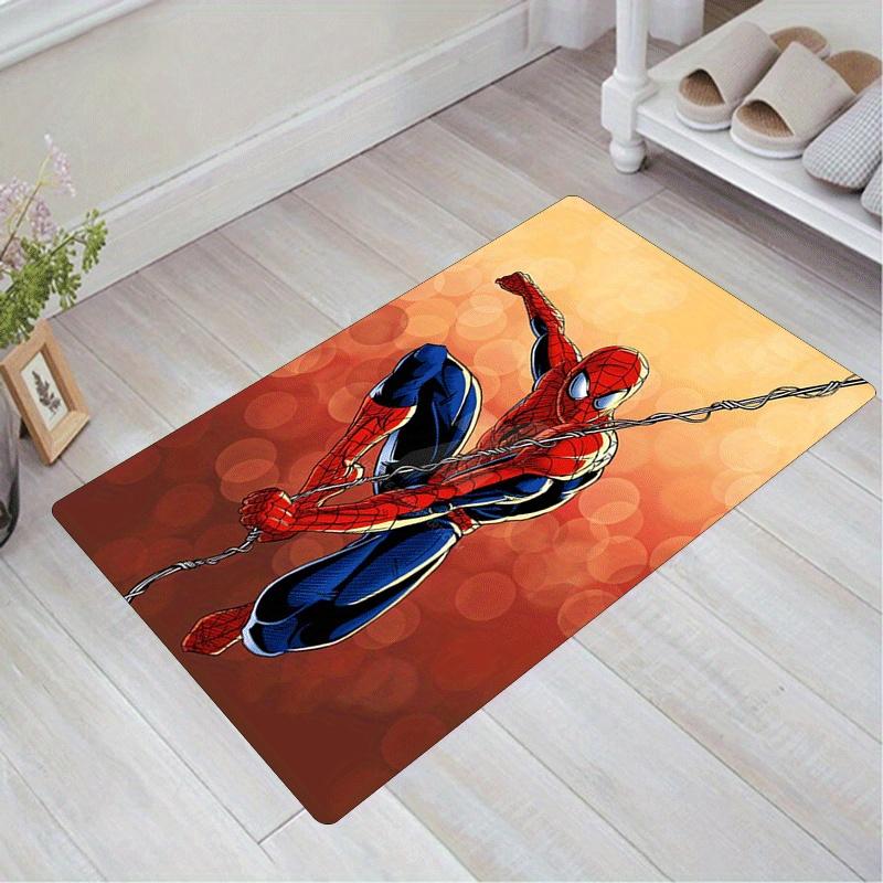 

1pc Spider-Man Pattern Area Rug Soft Flannel Floor Mat for Living Room,Office,Bedroom and Carpet,Sofa Coffee Table Floor Mat 60cm by 90cm