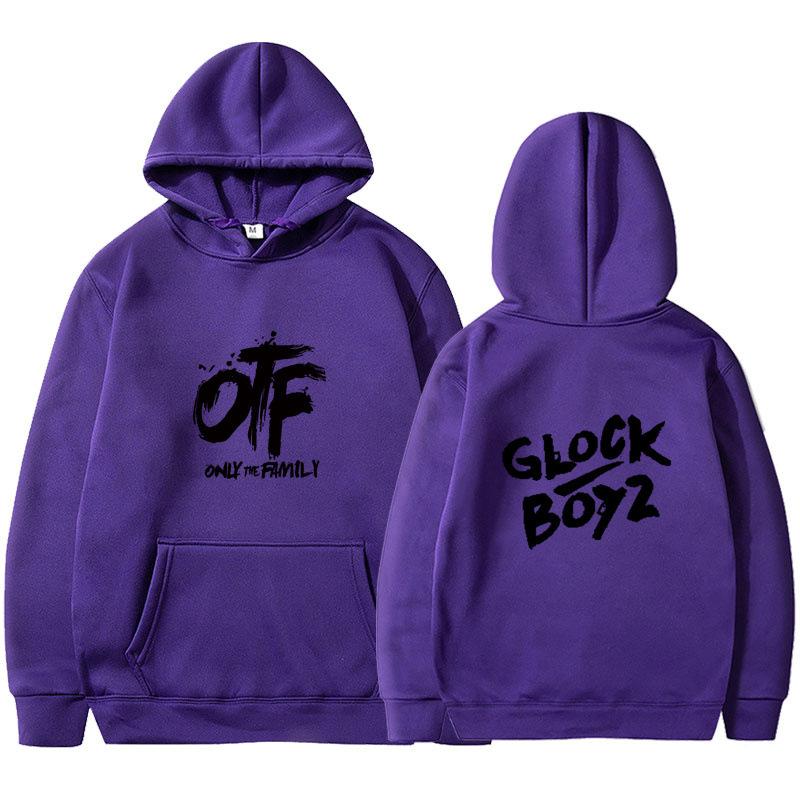 2025 new OTF letter print men's and women's hoodies spring and autumn goth casual comic pattern sweater