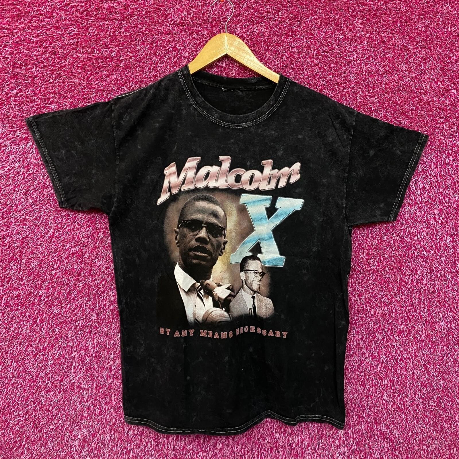 

Malcom X By Any Means Necessary American Legend Tee L XXXXL