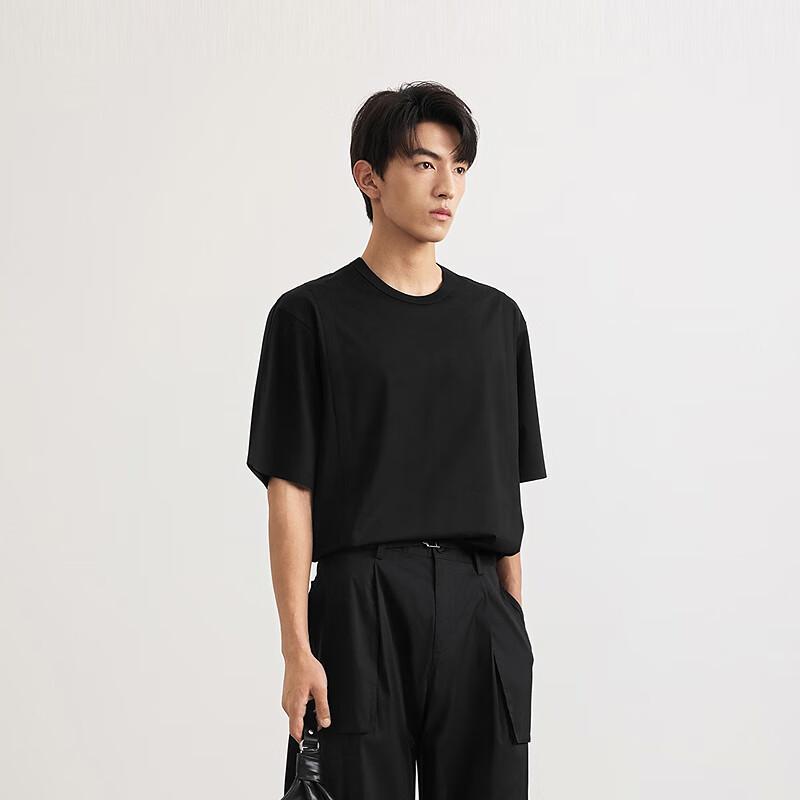 CROQUIS Men's 2025 Summer Loose Fit Mid-Sleeve T-Shirt