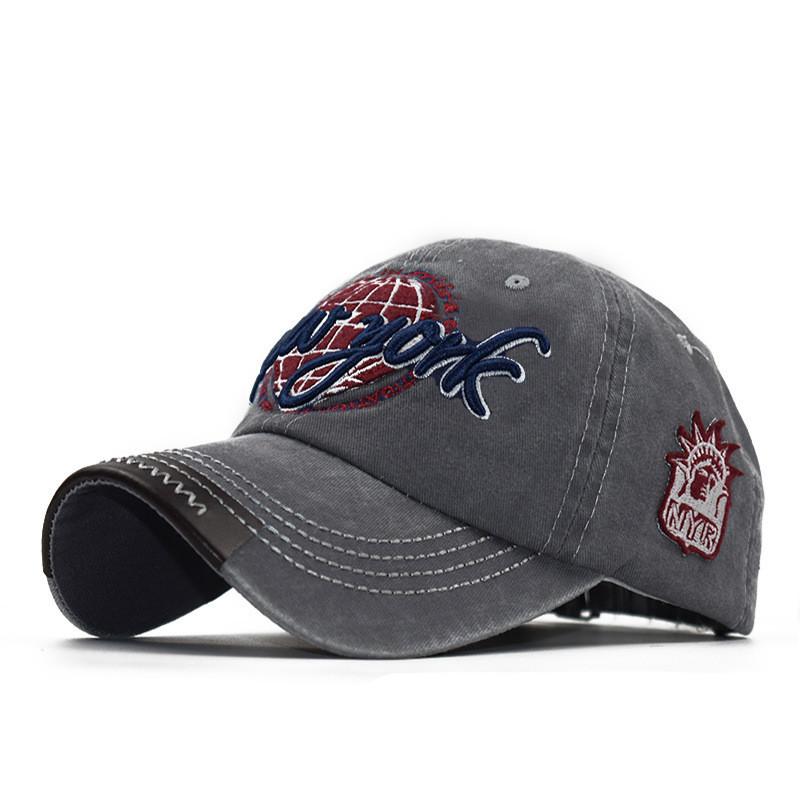 Classic Cotton Baseball Cap With Splicing Letter Embroidery Design For Outdoors