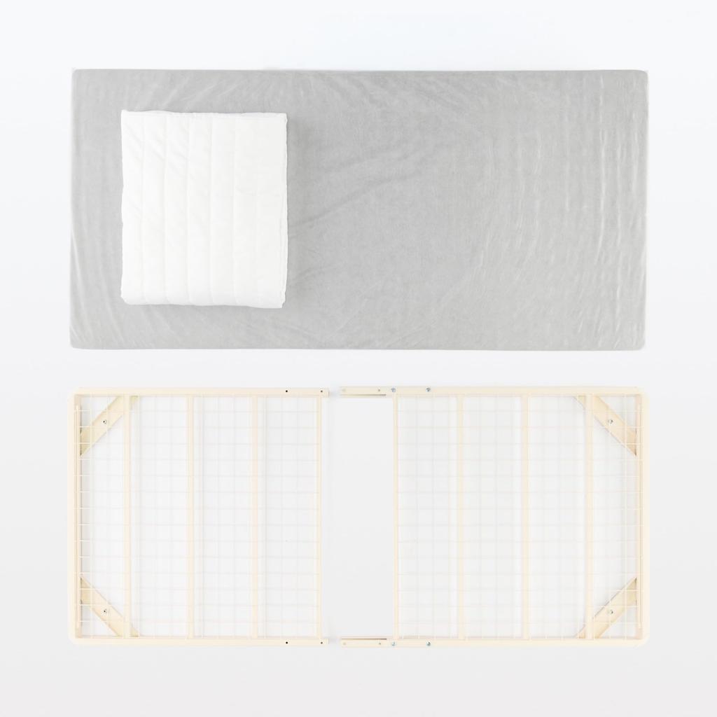MUJI Mattress with Single Width 97 X Depth 195 X Height 25 Pocket Washable Assembly 12851660 Sold Legs, Size, Cm, Coil, Cover, Specifications, (Legs