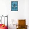 Funny Metal Signs Vintage Octopus Tin Sign Bathroom Kitchen Wall Decor