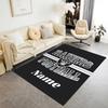 Raiders Football Team Spirit Personalized Text Area Rug Design for Entryway Dining Room Study Room Dormitory Antislip Carpet Anime Office Decor